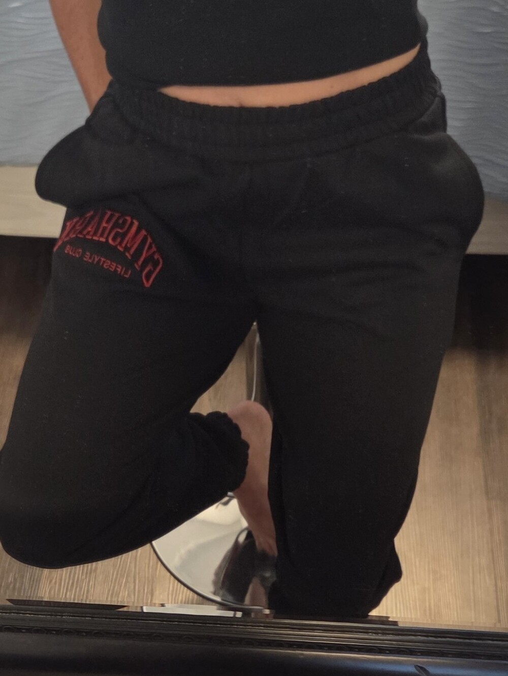 NWOT Gymshark Collegiate Graphic Joggers
